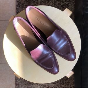 Everlane modern loafer burgundy